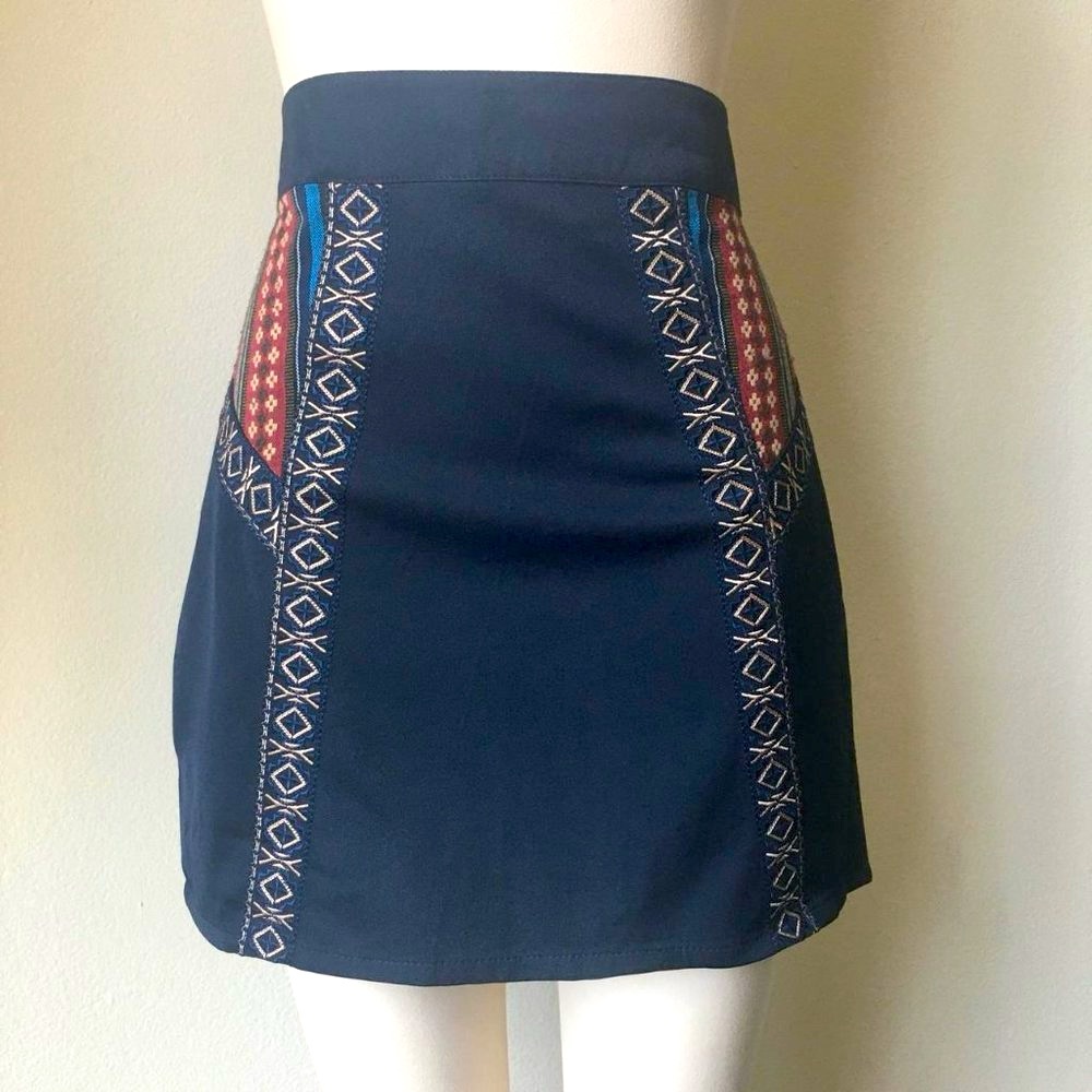 Blue Rain Boho Mini Shirt